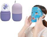 Ecommercehub Cold Hot Face Gel Mask & Ice Roller Set for Women & Men  Face Shaping Mask