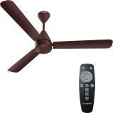 Crompton Energion Hyperjet 5 Star 1200 mm 3 Blade Ceiling Fan (BLDC Motor with Remote | Brown | Pack of 1)