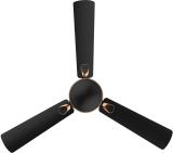 LUMINOUS Triana 2 Star 1200 mm 3 Blade Ceiling Fan (Energy Saving | Eclipse Black | Pack of 1)