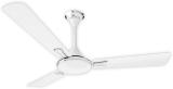 LUMINOUS Audie Metallic 2 Star 1200 mm 3 Blade Ceiling Fan (Anti Dust | Sparkle White | Pack of 1)