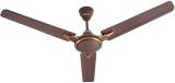 USHA Racer Chrome 1200MM Ultra High Speed pack of 1 1200 mm 3 Blade Ceiling Fan (Rich brown | Pack of 1)