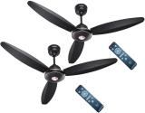 ACTIVA Graica BLDC Ceiling Fan 5 Star 1200 mm 3 Blade Ceiling Fan (BLDC Motor with Remote | Smoke Brown | Pack of 2)