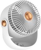 AKARI AK- VAAYU Desktop Wall Floor Fan Mini Fan Three-speed Adjustable Fan (white) 3 Blade Table Fan (Energy Saving | WHITE | Pack of 1)