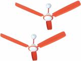 ACTIVA SUPER FAN 1200 mm 3 Blade Ceiling Fan (ORANGE | Pack of 2)