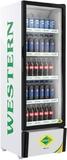 WESTERN 340 L Single Door Upright Freezer (White, HC-GL-380, White, Standard Visi Cooler, 5 Star)