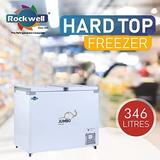 Rockwell 346 L Double Door Standard Deep Freezer (White, Grey, SFR 350 DDU, 3 Star)
