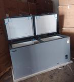 Elanpro 550 L Double Door Standard Deep Freezer (Grey, EF555G, DD, GREY, 550 L, CONVERTIBLE FREEZER, 5 Star)