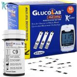 K-life Glucolab Blood Glucose Sugar Testing 50 Glucometer Strips