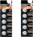 rsc healthcare DURACELL CR 2032 COIN CELL For All Glucometer keyfobs, Scales,(Pack of 10) Glucometer (Silver)