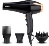 AGARO HD-1130 Professional Hair Dryer with AC Copper Motor, Concentrator, Diffuser, Hair Dryer (2000 W, Black)