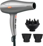 AGARO HD-1124 2400 Watts Professional Hair Dryer with AC Motor, Silver Hair Dryer (2400 W, Silver)