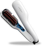 Pick Ur Needs Professional Hair Straightener Comb With 5 Temp Setting Ceramic For Hair Styling Hair Straightener Brush (White)