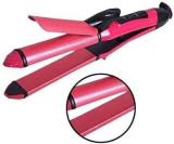 CADNUT Mini Hair Straightener Crimper Flats Iron Easy To Carry 2009 PERFECT 2 IN 1 CURLER AND STRAIGHTNER Hair Hair Straightener (Pink)