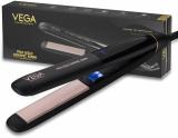 Vega Professional Pro Gold Ceramic Shine Hair Straightener (VPMHS-08) VPMHS-08 Hair Straightener (Black)