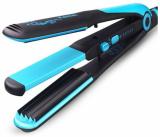 VNG Km2209 Kemey 2209 Professional Hair Crimper & Hair Straightener 2in1 Hair Styler (Black)