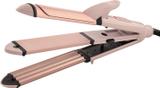 VEGA Go Mini 3 in 1 3 in 1 Mini Hair Styler - Mini Hair Straightener, Curler & Hair Crimper VHSCC-07 Hair Straightener (Beige)