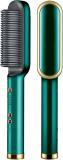 JPRO C Heating Hair Straightening Brush Ceramic Protection 34W Straightener Hair Straightener Brush (Green)