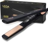 Vega Professional Pro Nano Rose Gold Hair Straightener with Ultra Fast 20 Secs Heat Up, (VPPHS-01) VPPHS-01 Hair Straightener (Black)