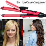 Bypass HAIR STRAIGHTENER PINK ROD 2 IN 1 BF32333 Hair Straightener (Pink)