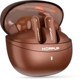 HOPPUP AirDoze F50 Earbuds with 40H PlayTime, 40MS Low Latency, AI ENC & 5.4v Bluetooth (Windsor Tan, True Wireless)