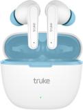 truke BTG Beta with 13mm Titanium Drivers, 38H Playtime, ENC, Gaming Mode, AAC Codec Bluetooth (White, True Wireless)