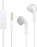 MSNR Deep Bass oppo earphone Mobile Headsets a9 with Mic (In the Ear) Wired (White, In the Ear)