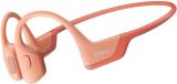 Shokz OpenRun Pro Premium Bone Conduction Open-Ear Sweat Resistant Wireless Bluetooth (Pink, Orange, In the Ear)