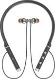 Voods V Collar - Max with 130 hours playback, IP65- Water&Dust Resistant, 10mm Drivers Bluetooth (Black, In the Ear)