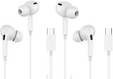 MARS Tune Into Quality: Iphone Type C Earphones for Music Lovers Wired (White, In the Ear)