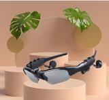 FRONY Sunglass with Bluetooth Earbuds, Music and bluetooth headset and mic WQ198 Bluetooth (Black, In the Ear)