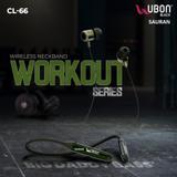 Sauran UBON Truly Wireless TWS In Neckband With Mic Playback (ERP21.1) Bluetooth (Black, In the Ear)