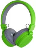 MOBONE Super Bass SH-12 Bluetooth On-Ear Headphones with Mic Bluetooth & Wired (Green, On the Ear)