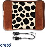 CRETO Velvet Pain Relief Gel Heating Pad (for Instant Pain Relief) Electric 1 L Hot Water Bag (Multicolor)