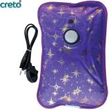 CRETO New Best Quality Pain Reliever Electrothermal Warm Gel Heat Pad Electric 1 L Hot Water Bag (Multicolor)