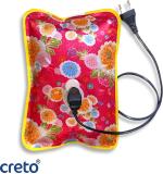 CRETO PVC-Pain Reliever Gel Filled Electric 1 L Hot Water Bag (Multicolor)