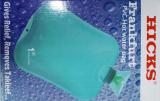 Hicks Frankfurt PVC hot water bag Transparent hot water bag 2 L Hot Water Bag (Blue)