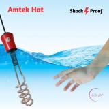 Amtek 1500 Watt ISI Mark High Quality Immersion Waterproof & Shockproof Rod-Red color Shock Proof Immersion Heater Rod (Water)