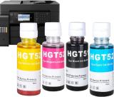 Ang GT51 GT52 Ink Compatible For 310,315,319,410,415,419,GT5810, GT5820, GT5821 Black + Tri Color Combo Pack Ink Bottle