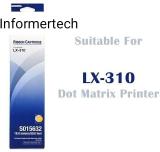 informertech Pack of 1 Epso.n LX 310 Dot-Matrix ribbion cartridge Black + Tri Color Combo Pack Ink Toner