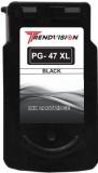 trendvision 47XL CARTRIDGE FOR PIXMA E400/E410/E417/E460/E470/E477/E480/E3170 E3177/E4270 Black Ink Cartridge