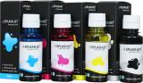 Splashjet GT51/GT52 Refill Ink for HP Ink Tank 310, 315, 316, 319, 410, 415, 419, 5810, 5820, 5821 - (PgBk x 90gm) (C/M/Y - 70gm) Bottle - Compatible HP GT51 / GT52 Ink Bottle Set Black + Tri Color Combo Pack Ink Bottle