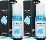 Splashjet 057 Compatible Ink for Epson L8050, L18050 Printer-(70gm x 2Light Cyan) - 503488 Cyan Ink Bottle