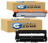 CARTRIDGE ZONE TN 2365 + DR2365 Drum Unit Combo for Use in Brother HL-L2321D, L2361DN,L2366DW Black Ink Cartridge