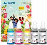 PRODOT Cn-G790 Inkjet Ink with Photopaper Black + Tri Color Combo Pack Ink Bottle