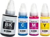 Ang INK Refill For CNN G2002,G2010,G2012,G2100,G3000,G3010,G3012,G3100,G4000 Black + Tri Color Combo Pack Ink Bottle