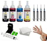 Ang Refill ink For 4511,4512,4513,4516,4520,4521,4522,4523,4524,4525,4526 Black + Tri Color Combo Pack Ink Cartridge