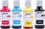 Needle 4x100 ml GT 51 / 52 GT51 / GT52 ink tank inkjet compatible with HP 5810, 5811, 5820, 5821, 115, 116, 117, 310, 315, 319, 410, 415, 416, 419, 457 Black + Tri Color Combo Pack Ink Bottle