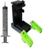 Ang Ink Suction Tool Kit For Cartridge & Nozzle Cleaning For Use With HP 678, 803, 680, 802, 21, 22, 56, 57, 818, 901, 702, 703, 860, 861 & Canon 830, 831, 740, 741, 89, 99, 40, 41 With Free Syringe Black Ink Cartridge