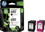 HP 680 Black + Tri Color Combo Pack Ink Cartridge