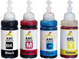 Ang Compatible Dye ink for EP L360, L361, L380, L130, L405, L220, L210 Black + Tri Color Combo Pack Ink Cartridge